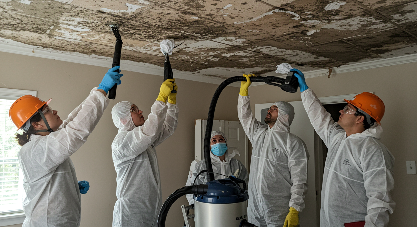Mold Remediation Team at Work