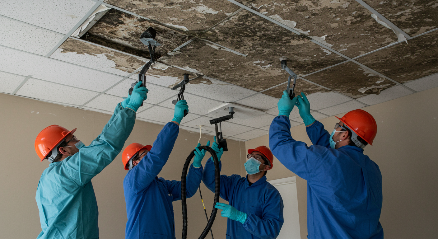 Mold Remediation Team in Action